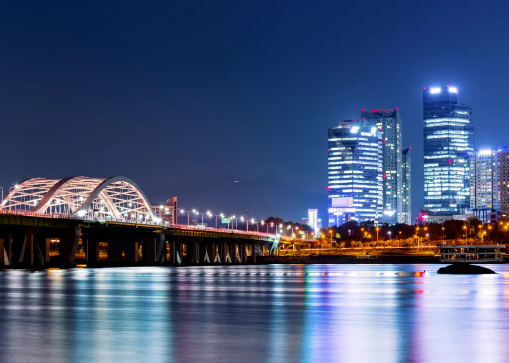 South Korea Night View